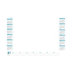 Sous-main Quadri Millésimé - 38,5 x 54 - 25 feuillets - 2027