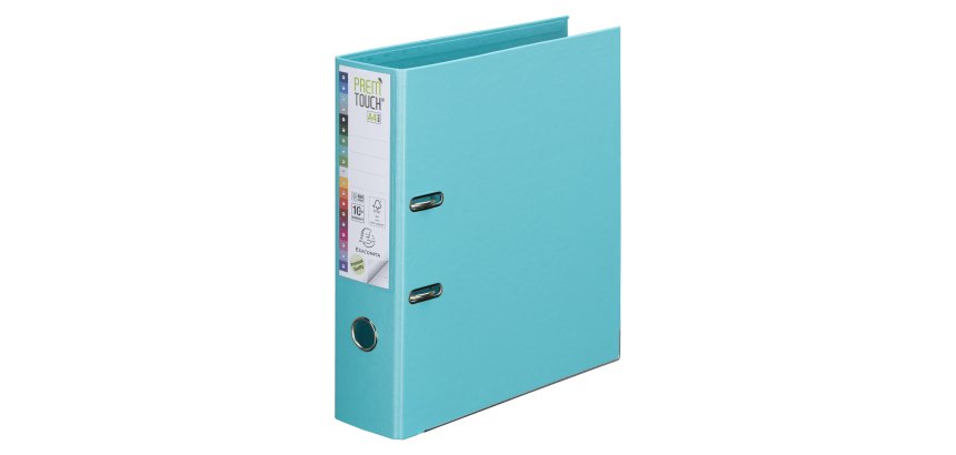 Classeur à levier plastifié Exacompta Prem Touch A4+ - dos 8 cm 