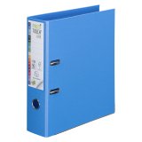 Classeur à levier cartonné Exacompta Prem Touch A4 maxi - Dos 8 cm bleu