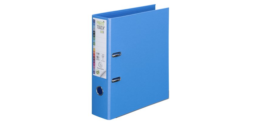 Classeur à levier plastifié Exacompta Prem Touch A4+ - dos 8 cm 