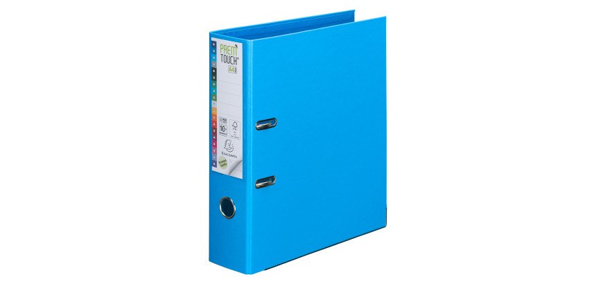 Classeur à levier plastifié Exacompta Prem Touch A4+ - dos 8 cm 