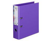 Classeur à levier cartonné Exacompta Prem Touch A4 maxi - Dos 8 cm violet