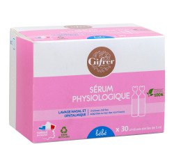 Boîte de 30 unidoses sérum physiologique Gifrer