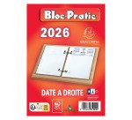 Bloc éphéméride date à droite 2026