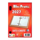 Bloc éphéméride date à droite 2027