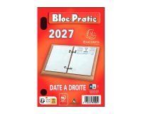 Bloc éphéméride date à droite 2027