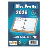 Bloc éphéméride date à gauche 2026