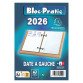 Bloc éphéméride date à gauche 2026