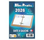 Bloc éphéméride date à gauche 2026