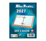 Bloc éphéméride date à gauche 2026
