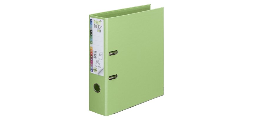 Classeur à levier plastifié Exacompta Prem Touch A4+ - dos 8 cm 