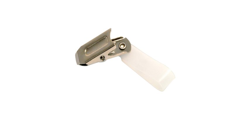 Pinza metal para identificadores