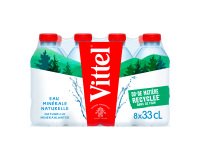 Eau Vittel bouteille 33 cl - carton de 24