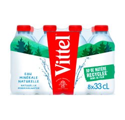 Eau Vittel bouteille 33 cl - carton de 24