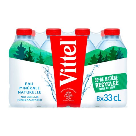 Eau minérale Vittel 33 cl - 24 bouteilles