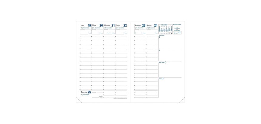 Agenda Quo Vadis Affaires Classique - 10 x 15 cm - 2027