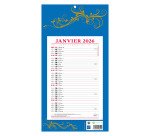 Bloc mensuel à feuillets Millésimé 2026 - 19 x 36 cm