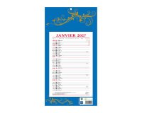 Bloc mensuel à feuillets Millésimé 2027 - 19 x 36 cm
