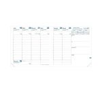 Agenda Quo Vadis Exécutif Classique semainier - année 2027 - 16 x 16 cm noir