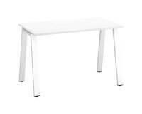 Straight desk ECLA depth 60 cm metal base