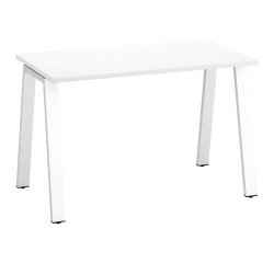 Rechte werkpost Diepte 60 cm metalen onderstel Ecla