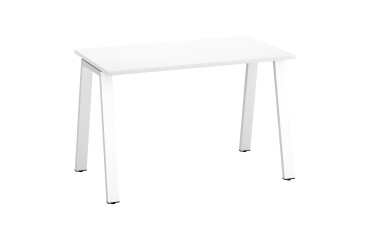 Straight desk ECLA depth 60 cm metal base