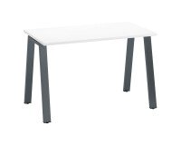 Straight desk ECLA depth 60 cm metal base