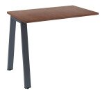 Retour pour bureau manager Ecla de profondeur 100 cm piètement métal