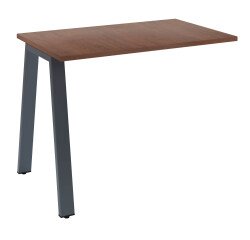 Retour pour bureau manager Ecla de profondeur 100 cm piètement métal