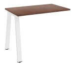 Retour pour bureau manager Ecla de profondeur 100 cm piètement métal