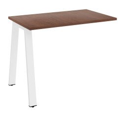 Retour pour bureau manager Ecla de profondeur 100 cm piètement métal