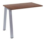 Retour pour bureau manager Ecla de profondeur 100 cm piètement métal