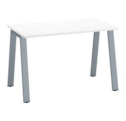 Straight desk ECLA depth 60 cm metal base