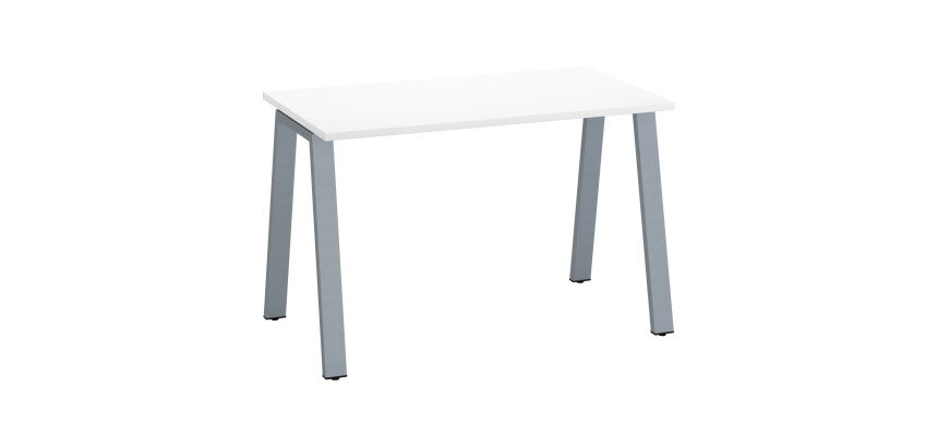 Bureau droit ECLA profondeur 60 cm piètement métal