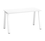 Straight desk ECLA depth 60 cm metal base