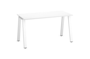 Straight desk ECLA depth 60 cm metal base