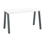 Rechte werkpost Diepte 60 cm metalen onderstel Ecla