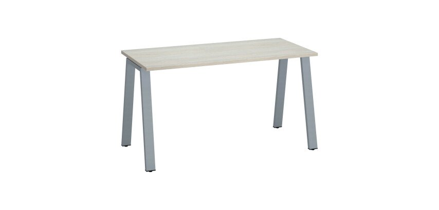 Bureau droit ECLA profondeur 60 cm piètement métal