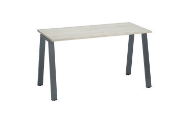 Straight desk ECLA depth 60 cm metal base