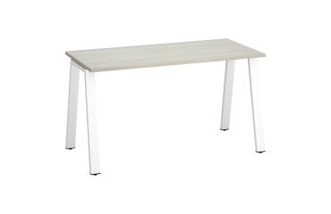 Straight desk ECLA depth 60 cm metal base