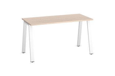 Bureau droit ECLA profondeur 60 cm piètement métal