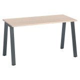 Bureau droit ECLA profondeur 60 cm piètement métal