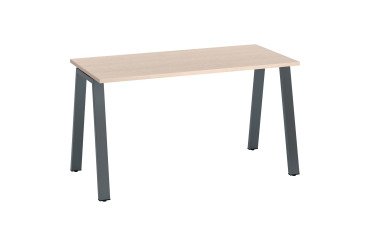 Bureau droit ECLA profondeur 60 cm piètement métal