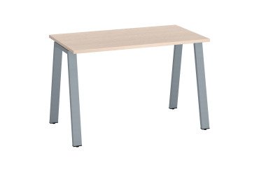 Straight desk ECLA depth 60 cm metal base