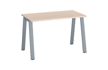 Straight desk ECLA depth 60 cm metal base