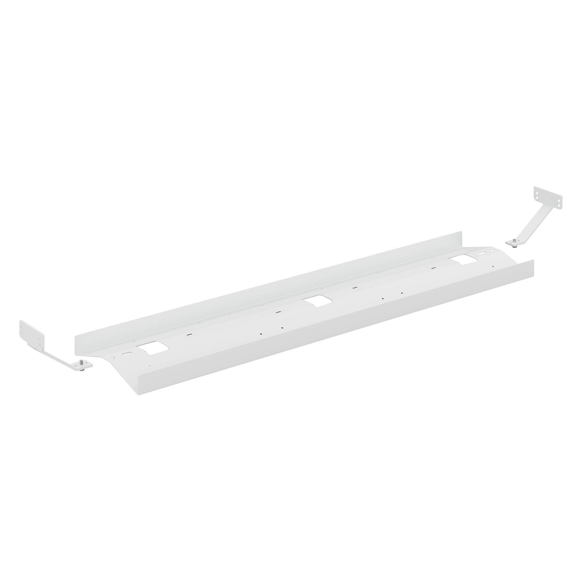 Goulotte pour pôle de bureaux L 120 cm // L 60 cm bureau droit // L 30 cm top Access