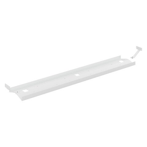 Canaleta para cables de mesa Ecla 160 cm Blanco