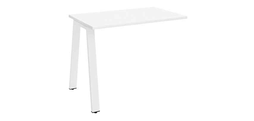 Retour pour bureau manager Ecla de profondeur 100 cm piètement métal