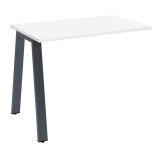 Retour pour bureau manager Ecla de profondeur 100 cm piètement métal