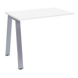 Retour pour bureau manager Ecla de profondeur 100 cm piètement métal